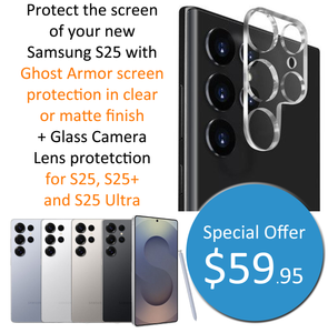 Protect your new Samsung S25 screen and camera lens